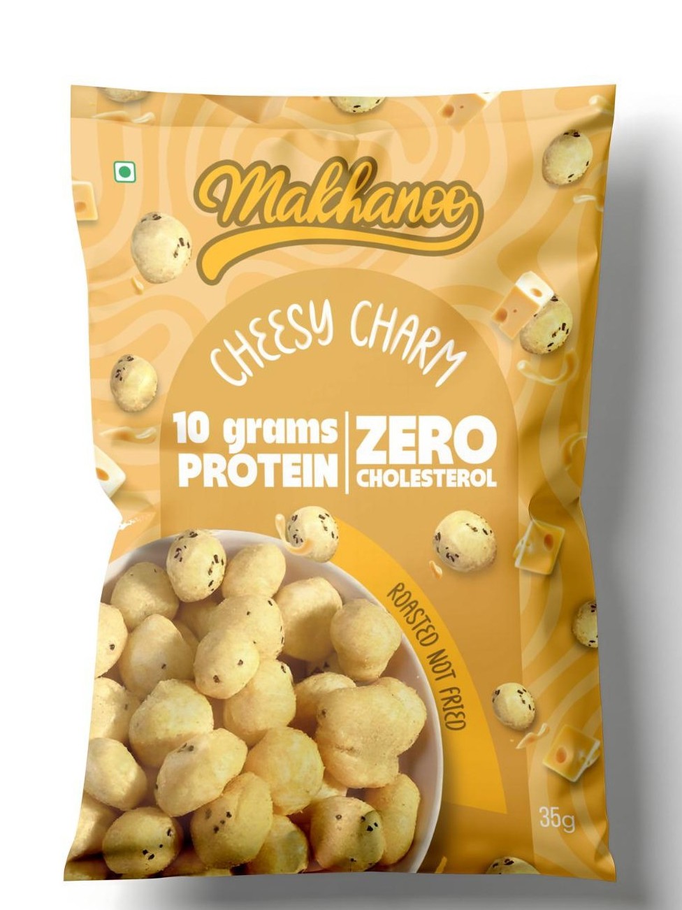 Cheesy Garlic Makhana
